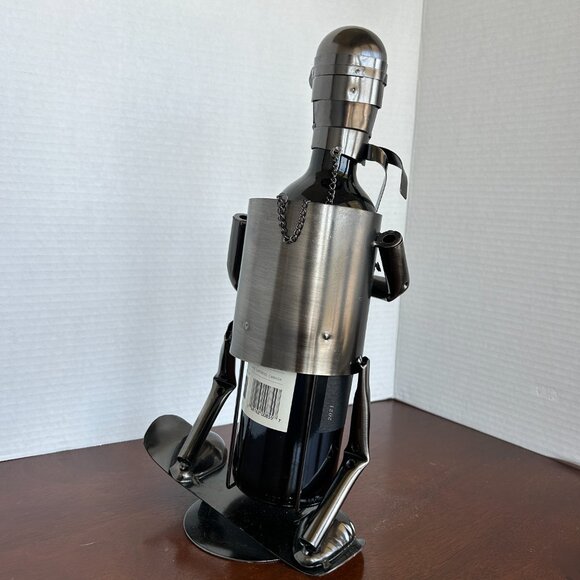 Pronto Innovations SNOWBOARDER Metal Wine Bottle Holder Caddy - Picture 5 of 11